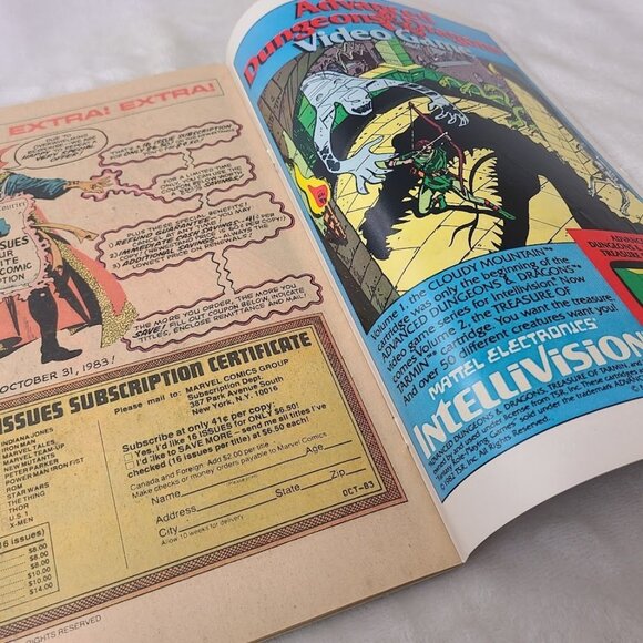 Magik 3 Marvel Comics 1984 Newsstand GD+ 2.5 Illyana Storm Centerfold Detached - Picture 12 of 12